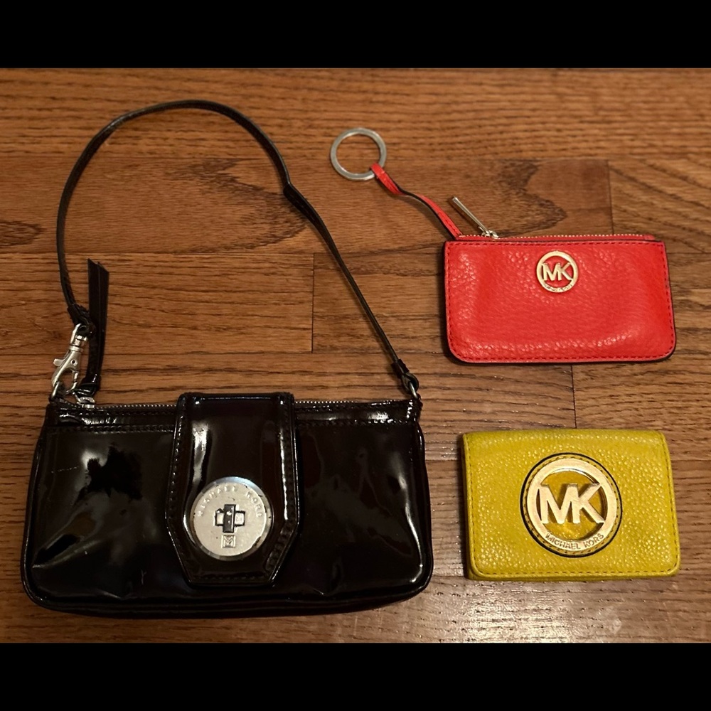 Bundle of women’s Michael Kors wallets, 3 total